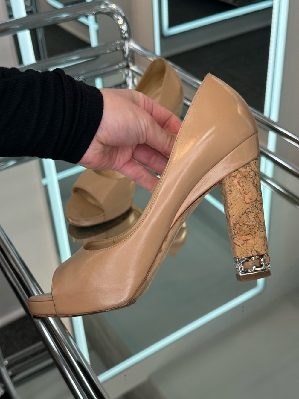 Chanel peep-toe pumps - Picture 9 of 15